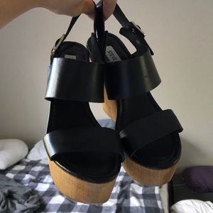 Steve Madden Wooden Wedges